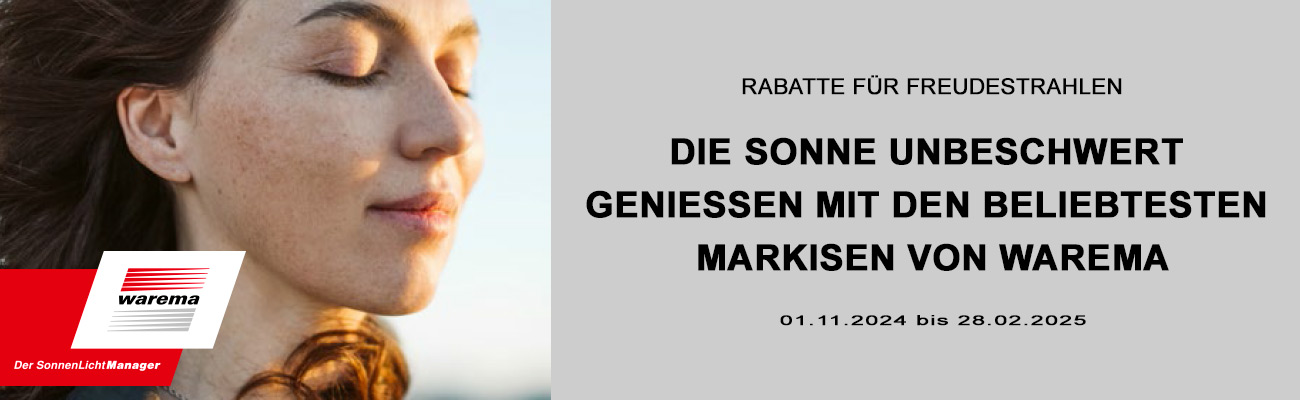 Unsere aktuelle WAREMA Winteraktion